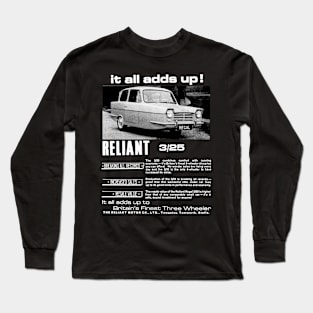 RELIANT REGAL 3/25 - advert Long Sleeve T-Shirt